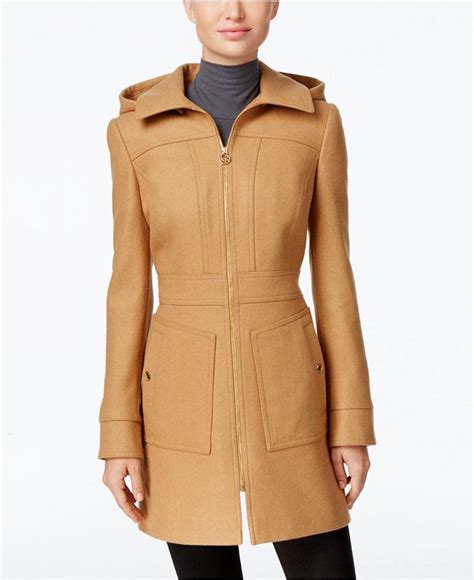 michael kors a-line wool winter coat on sale|Michael Kors long winter coats.